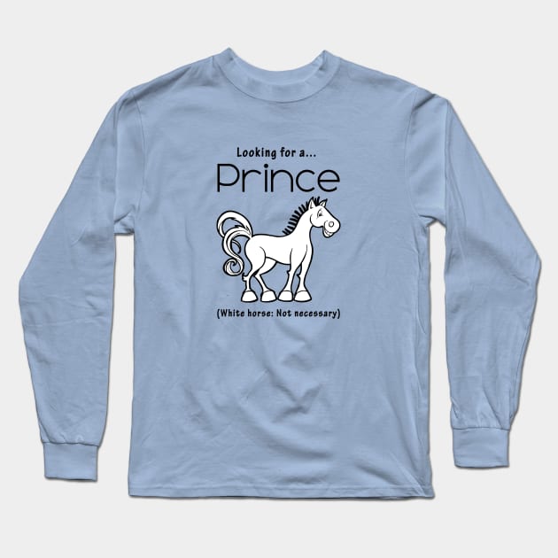 Looking for a PRINCE - White Horse Not Necessary Long Sleeve T-Shirt by Colette